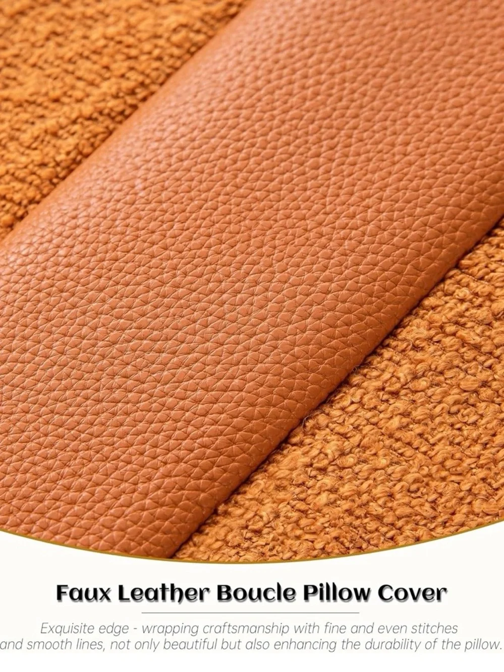 Boucle polyester faux