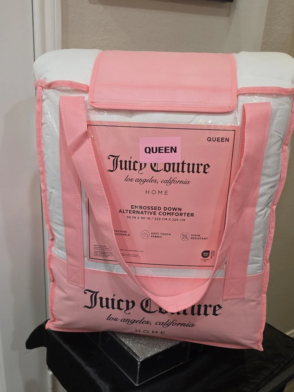 Juicy Couture plush quilted