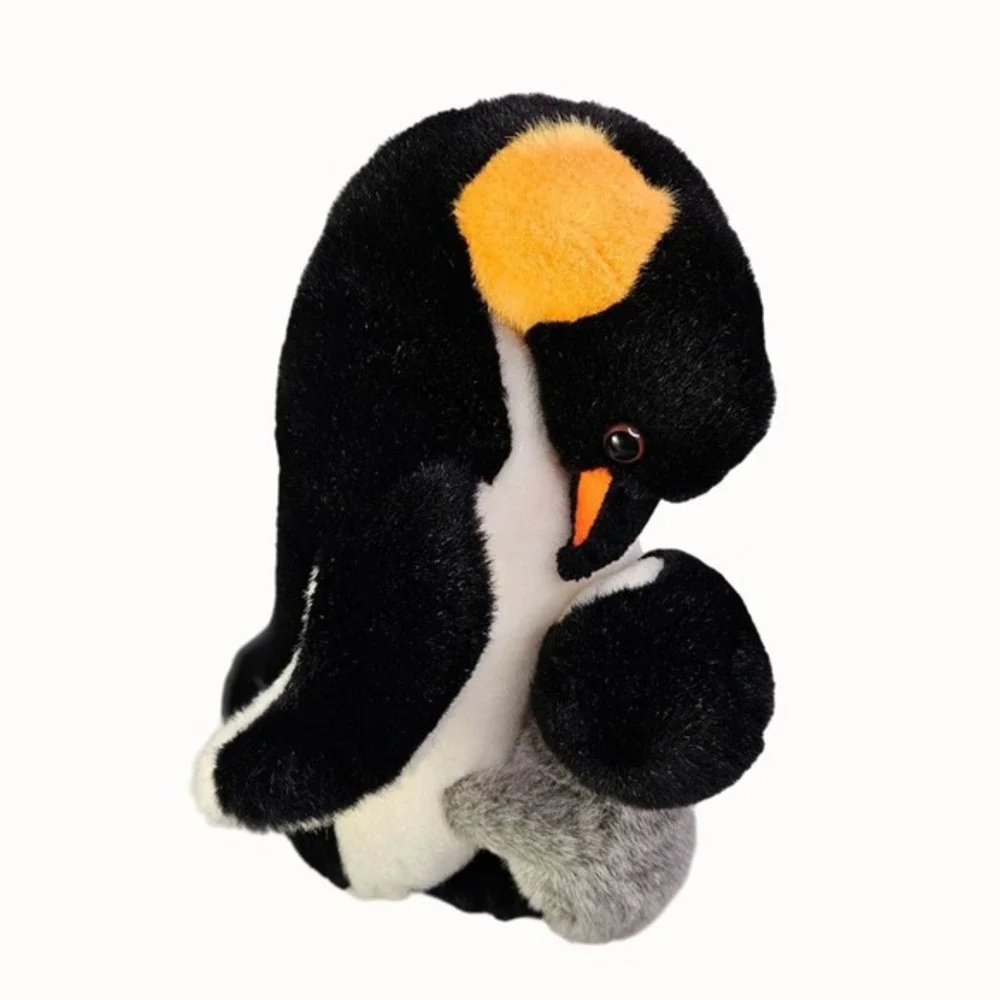 Emperor Penguin Mom and Baby Plush Toy Plushie Stuffed Animal 11‎ Inch Realistic