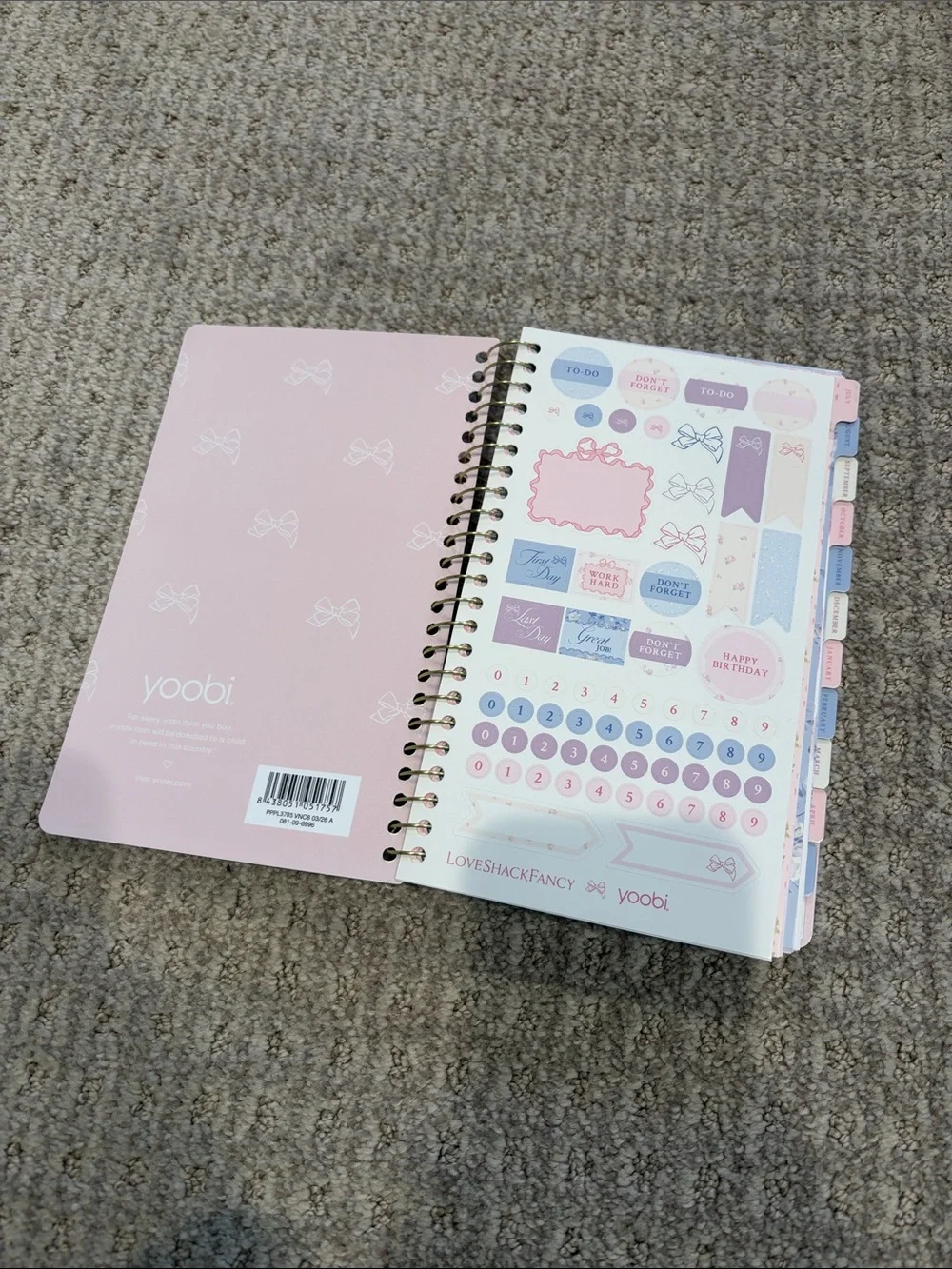 LoveShackFancy spiral bound