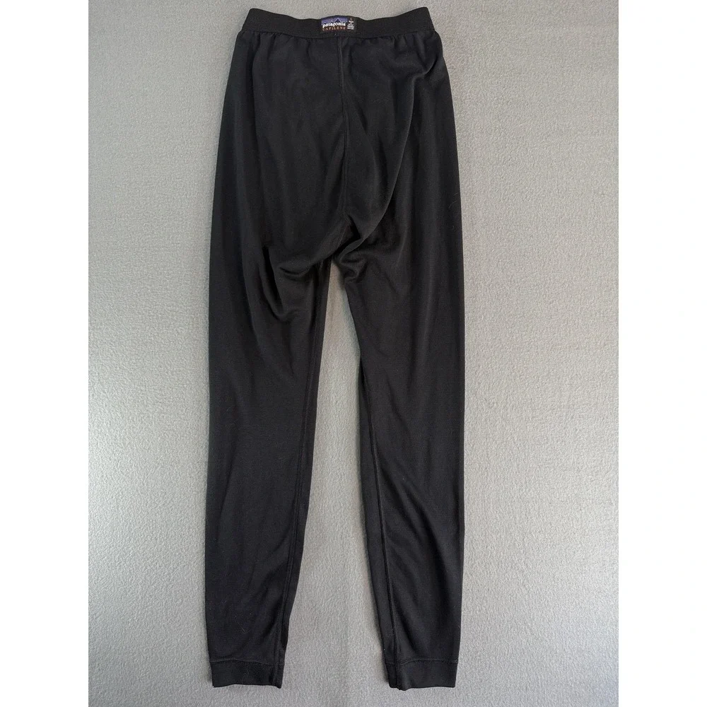 VTG Patagonia Capilene Long Johns Mens Small Black Thermal Base Layer‎ Underwear