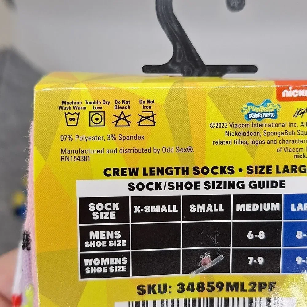 Nickelodeon pairs socks