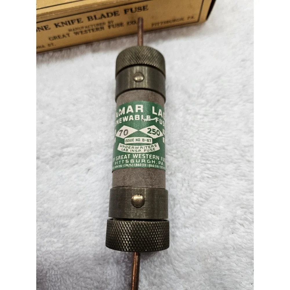Great Western Fuse Co. nos box