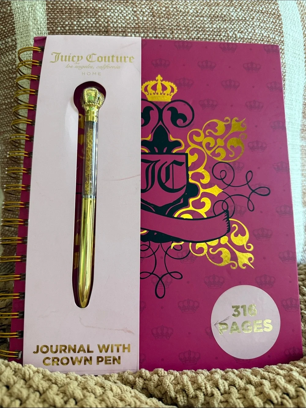 Juicy Couture spiral bound