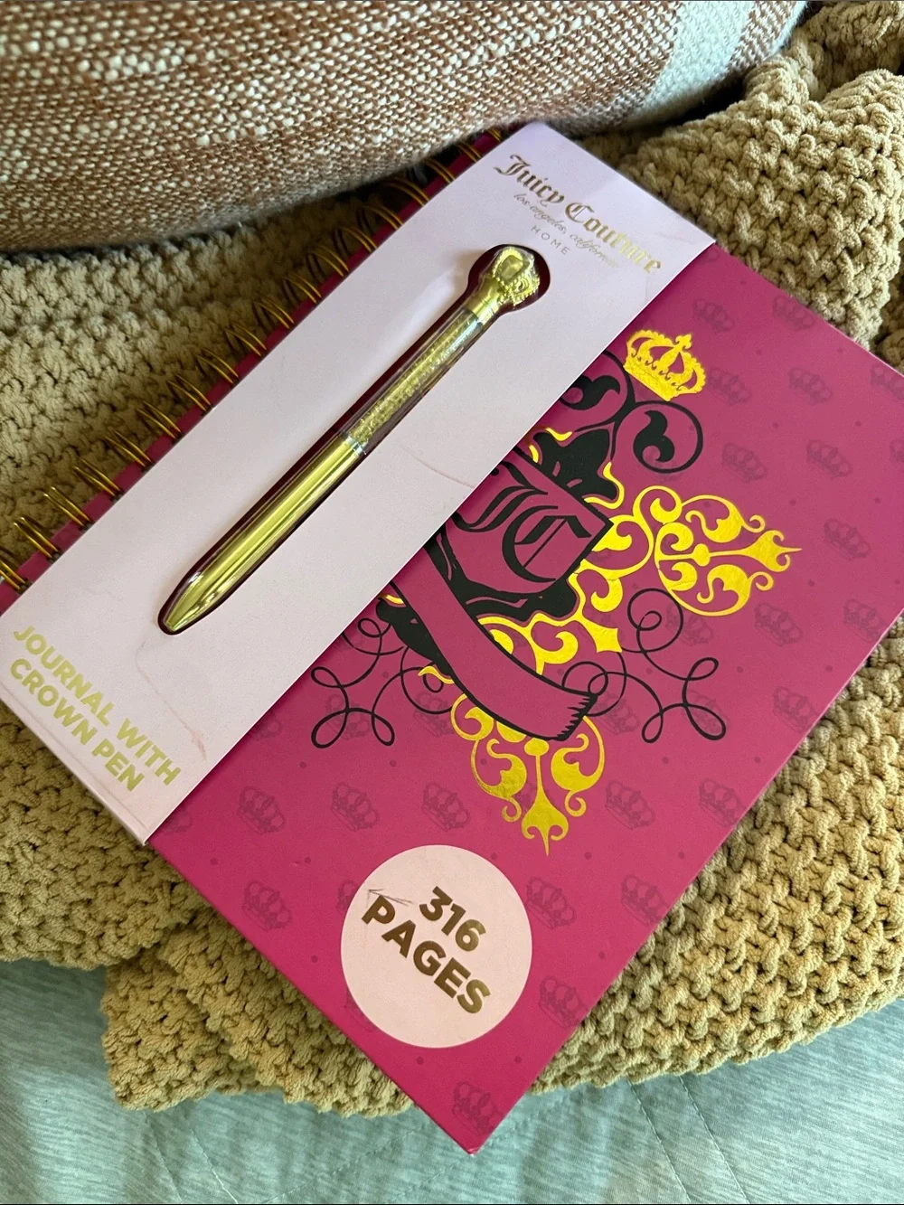Juicy Couture spiral bound