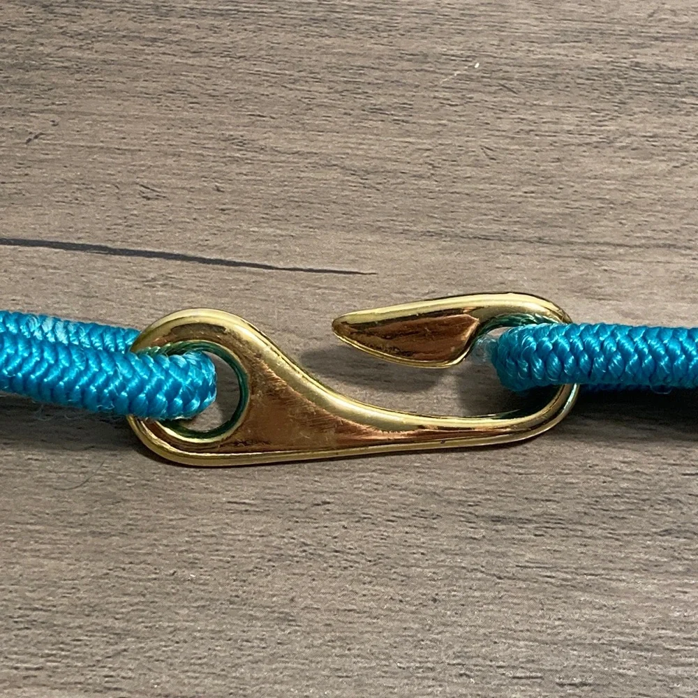 Vintage Braided Rope Stretch Belt 80s Glam