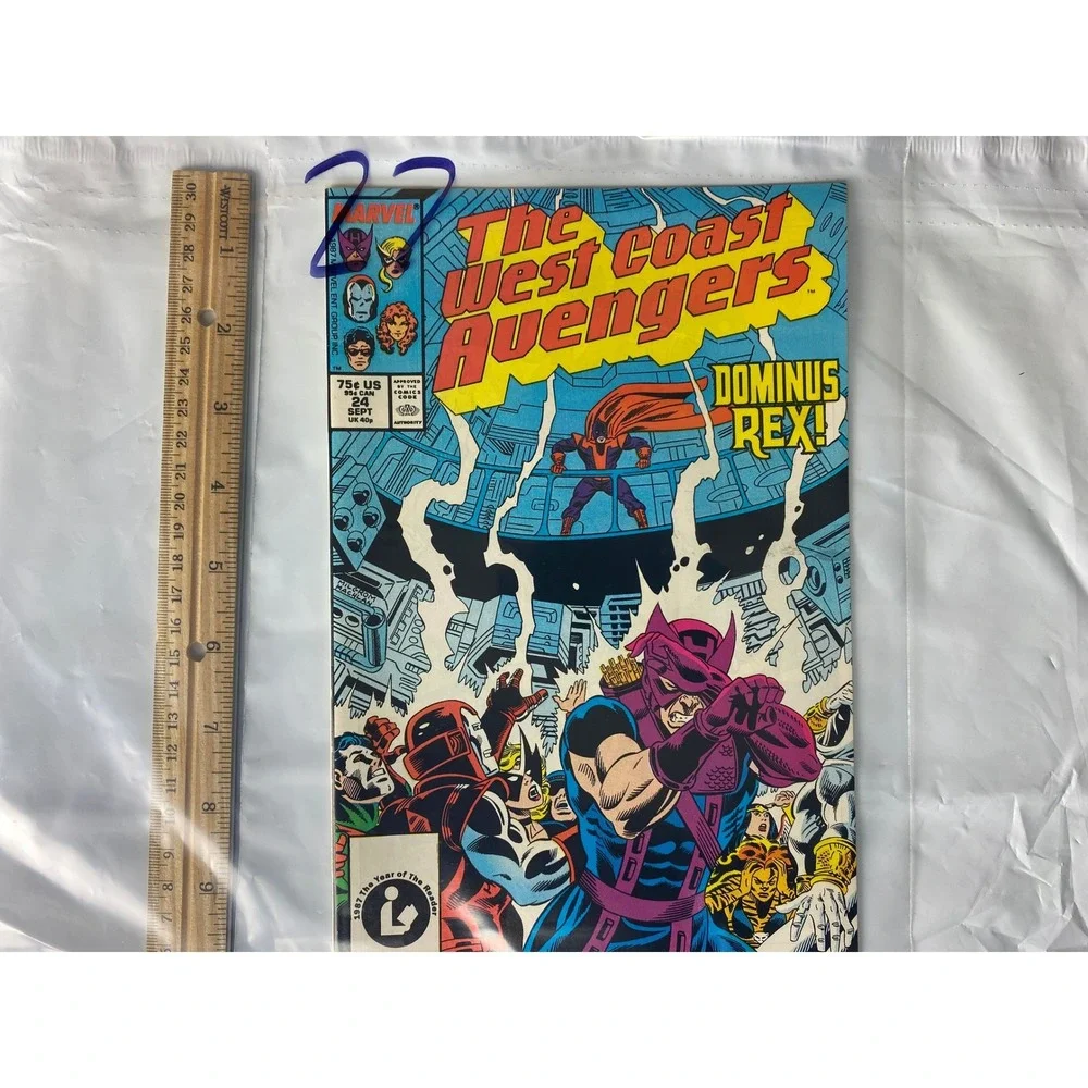 The West Coast‎ Avengers #24 Comic Book 1987 Marvel Comics Dominus Rex