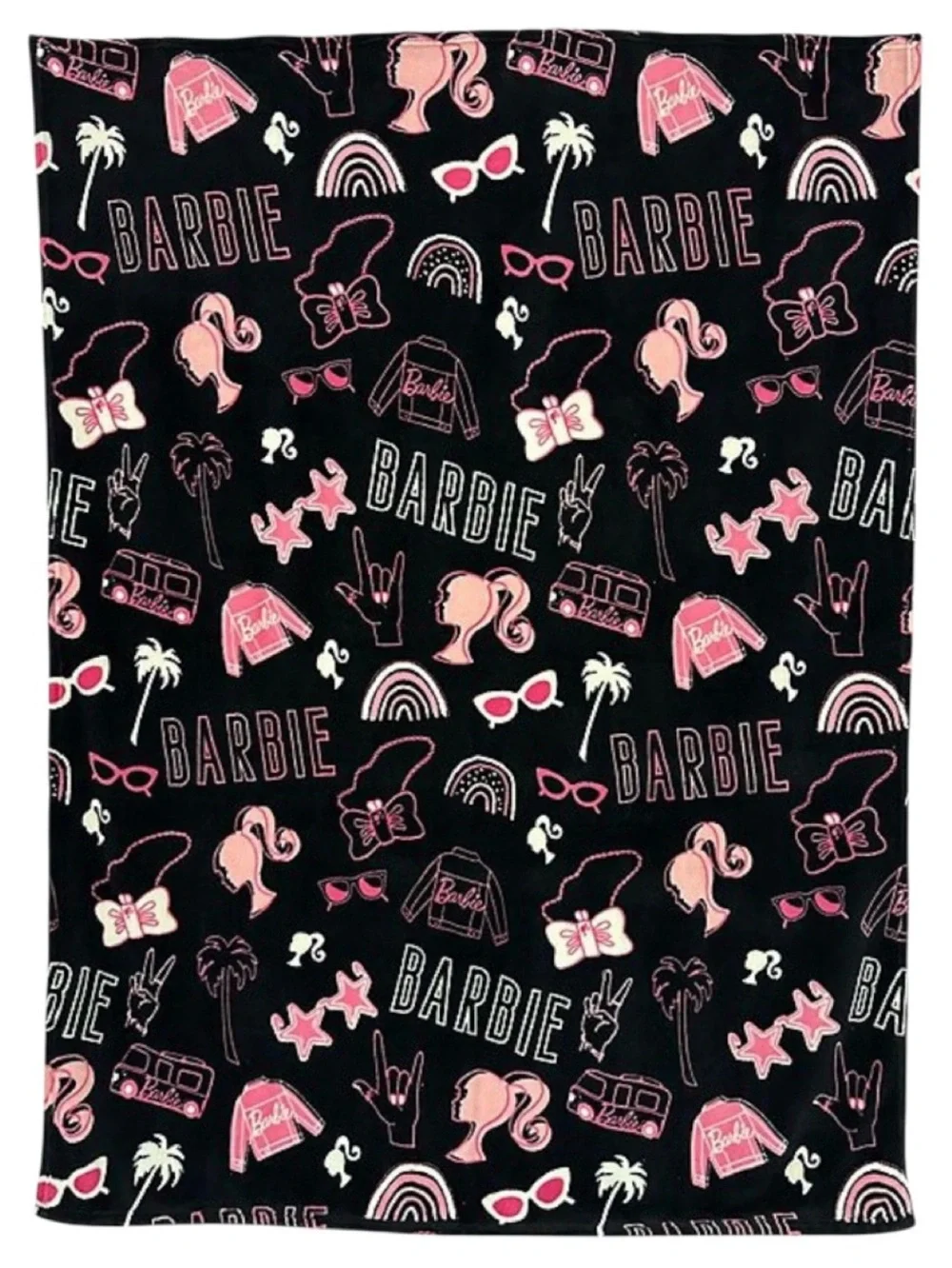Barbie Fashion Icons Throw Blanket (NWT)