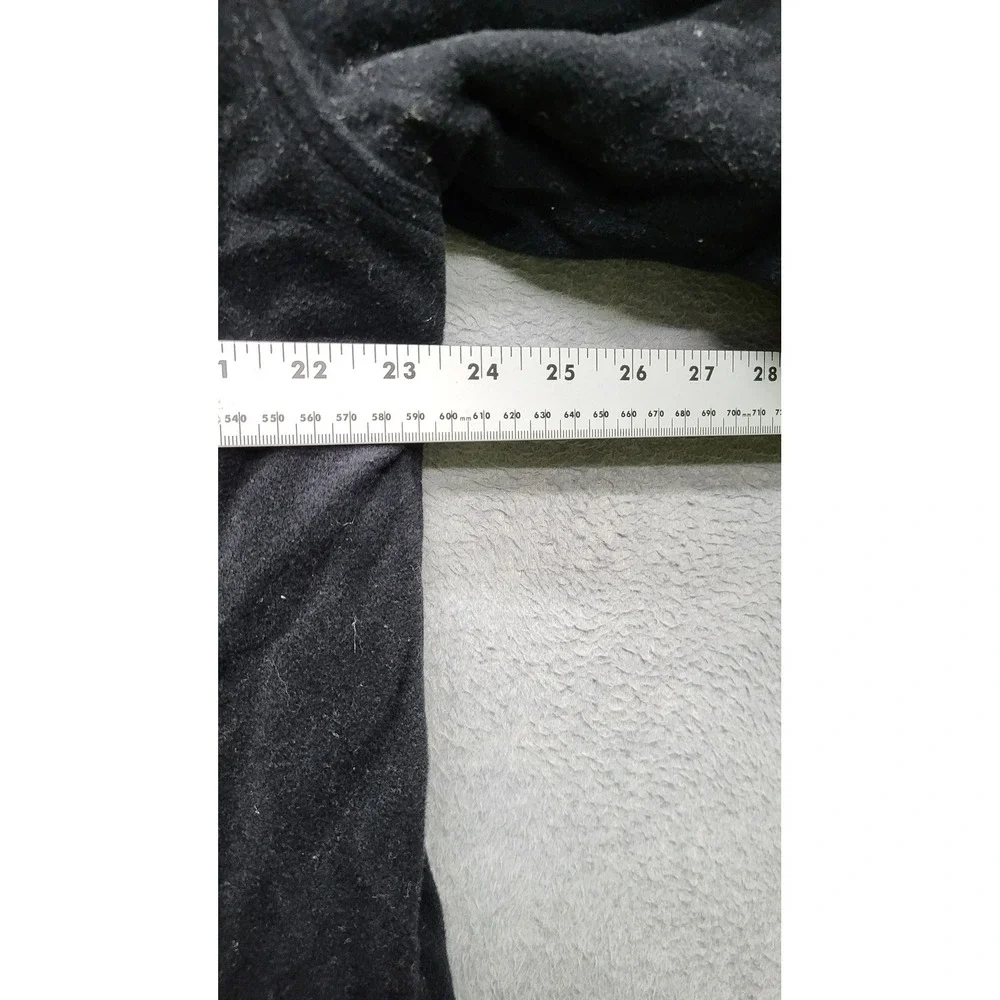 Banana Republic Men Jacket M Black Fibers Other Wool Button Quilt Lined