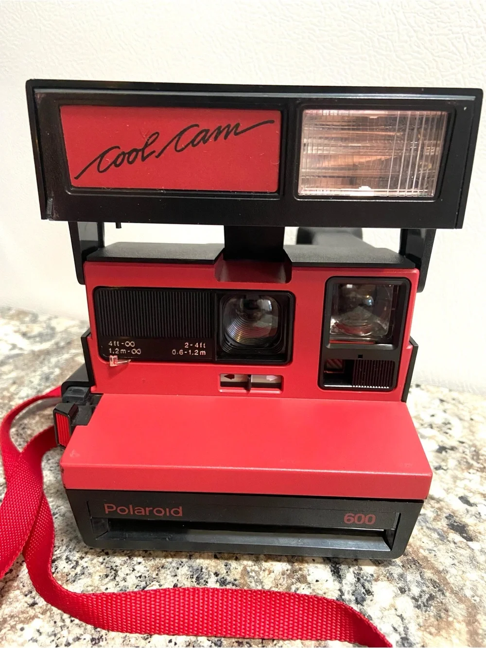 Vintage Polaroid 600 Cool Cam Instant Film Camera - Red