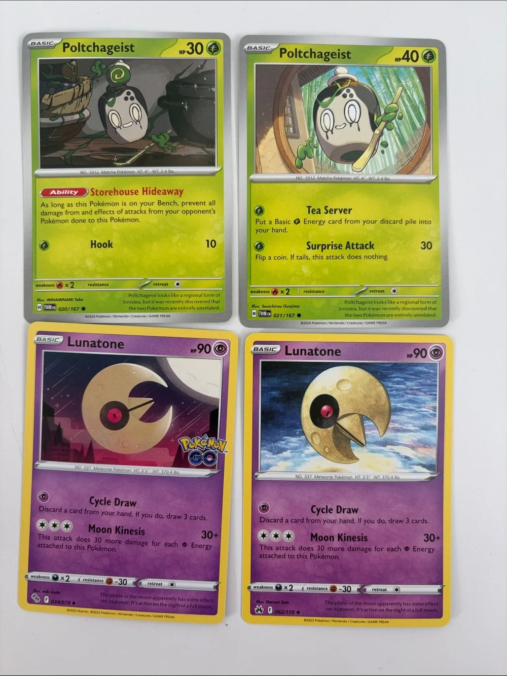 👻 Ghost & Haunted Pokémon Lot | Gastly Spiritomb Greavard Litwick | 21 Card