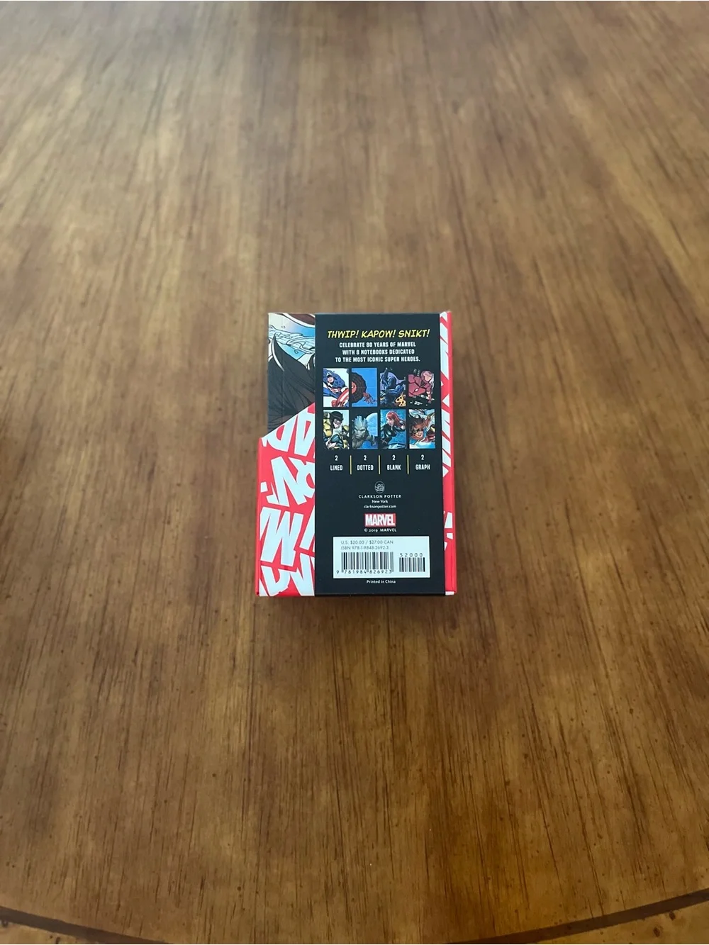 Marvel official notebook