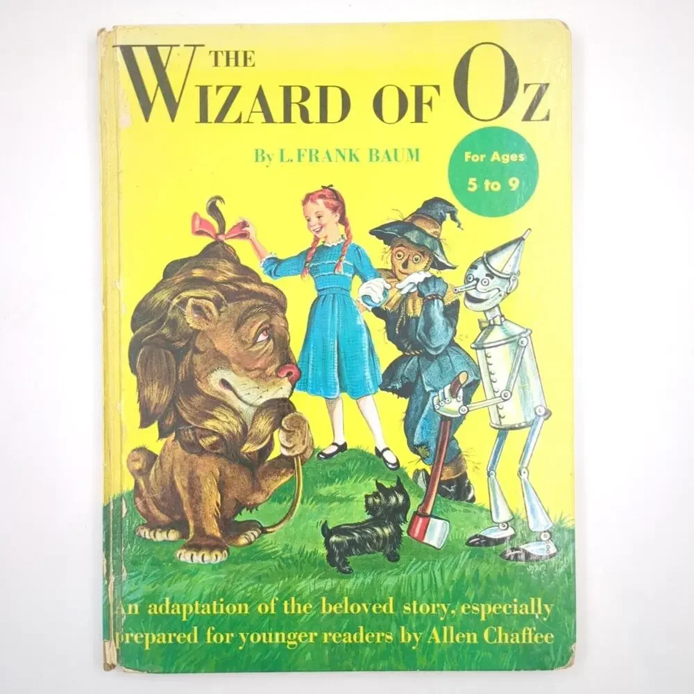 Wizard of Oz L. Frank Baum 1950 Allen Chaffee Adaptation Anton Loeb Illus