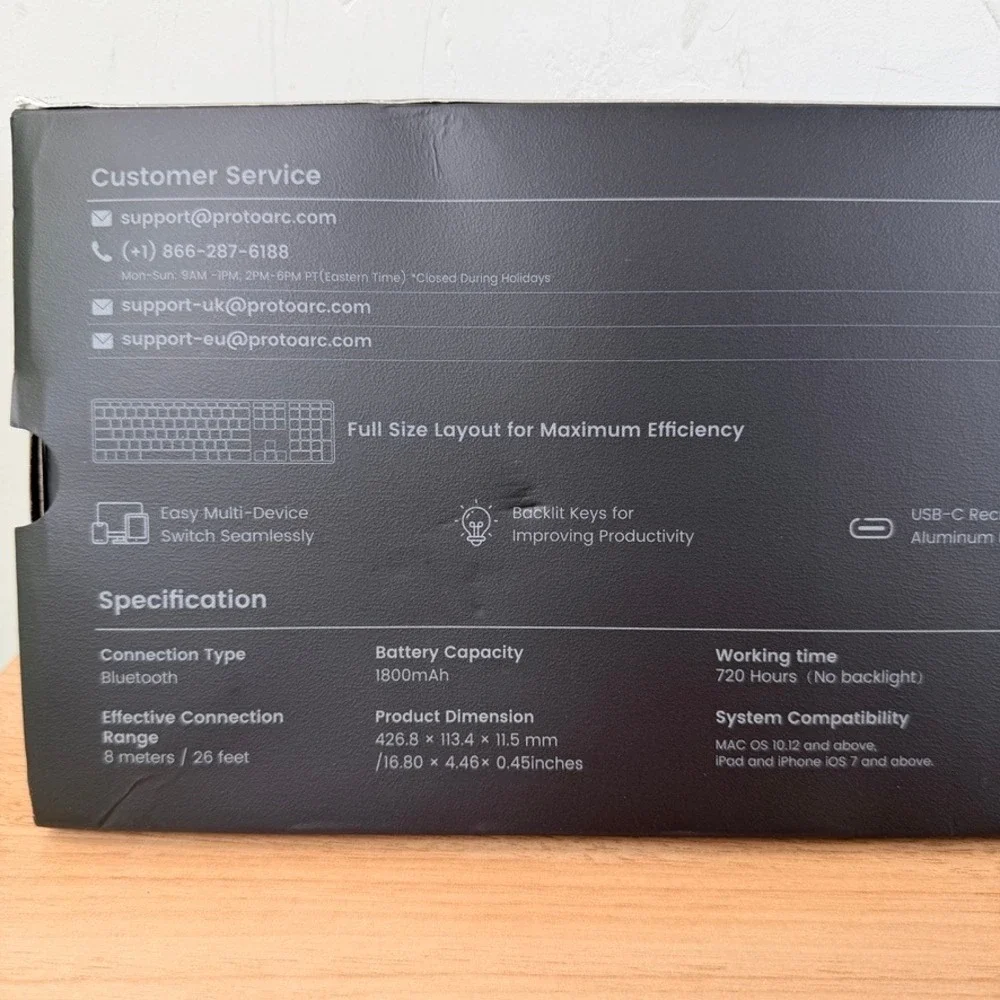 ProtoArc k110 backlit