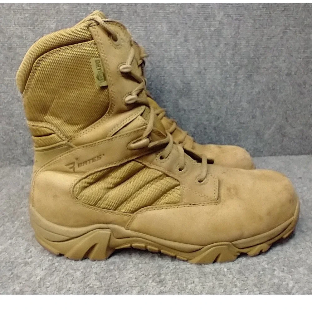 Bates Mens GX-8 DryGuard Composite Toe Side‎ Zip Tactical Boots Coyote Brown