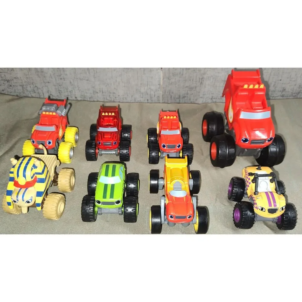Mattel Blaze And The Monster Machines Lot of 8 Trucks