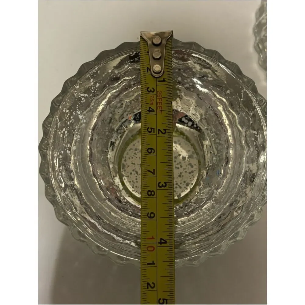 Pottery Barn ribbed glass