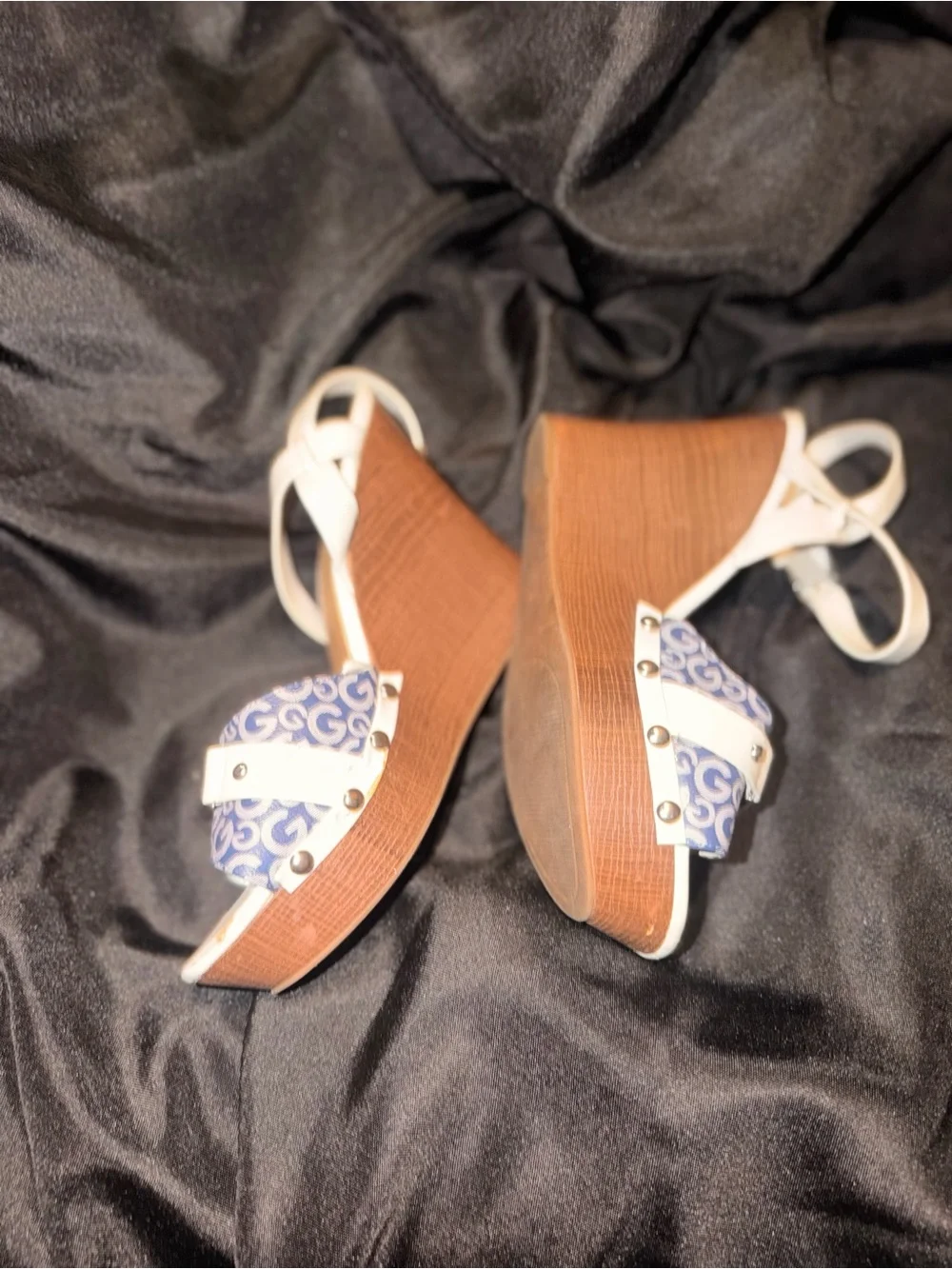 G by Guess white ankle