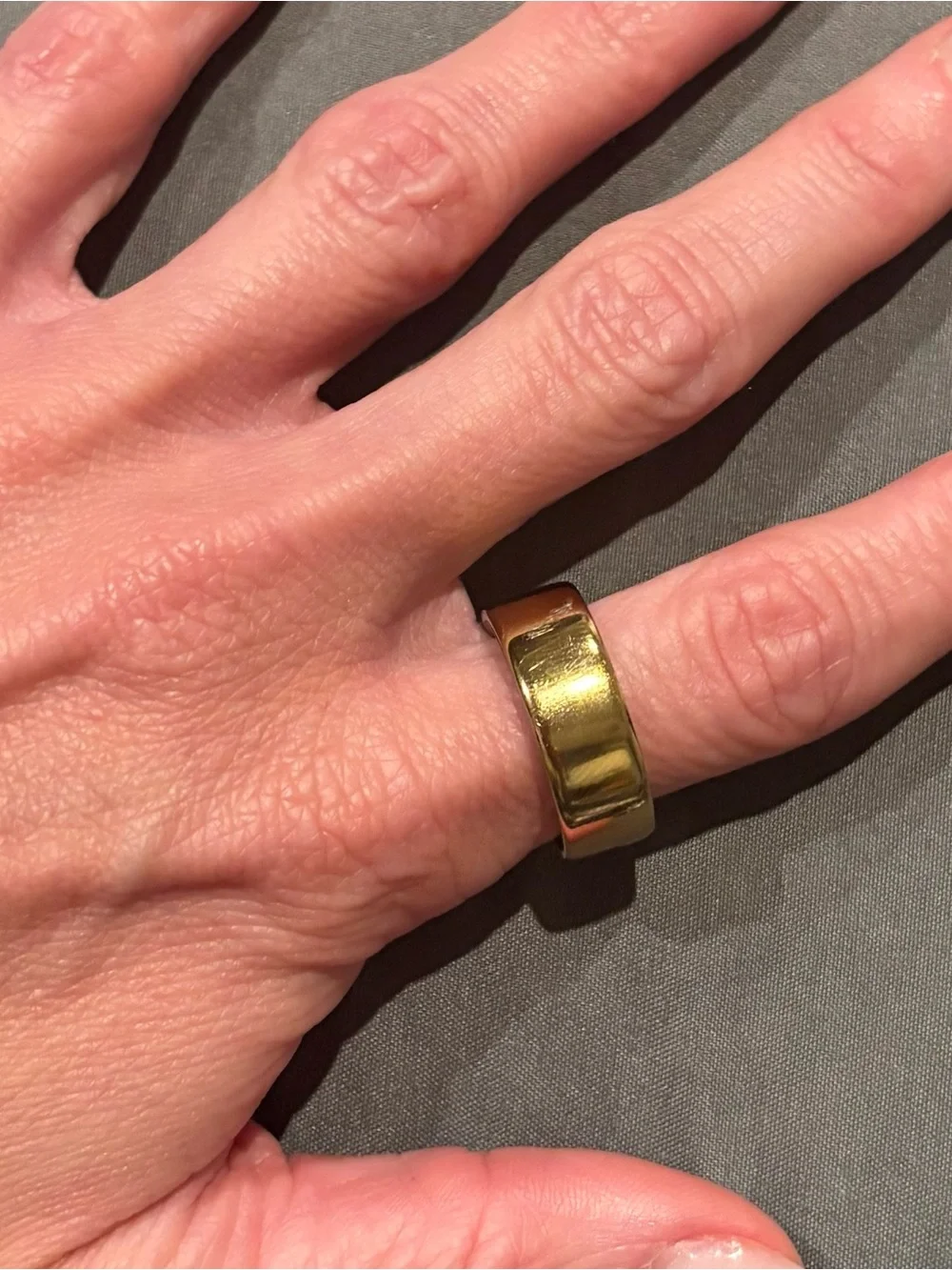 Oura gold finish