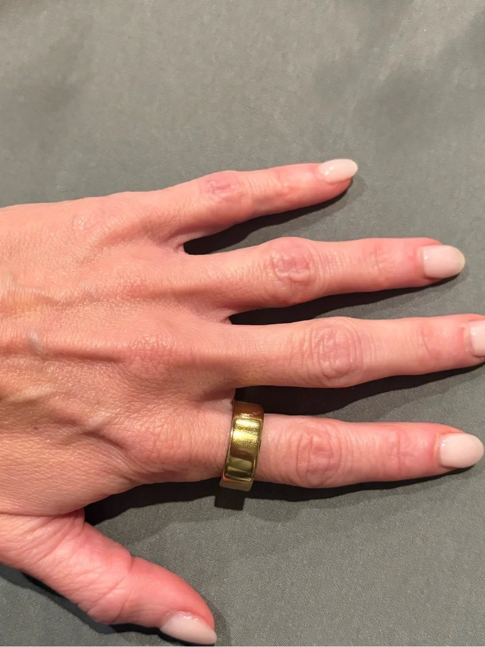 Oura gold finish