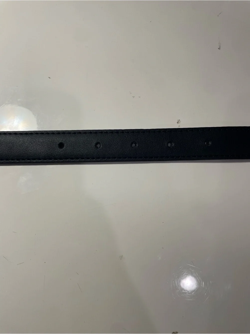 Gucci Black Leather Belt Size 80 / 32 - Serial 121282 0959