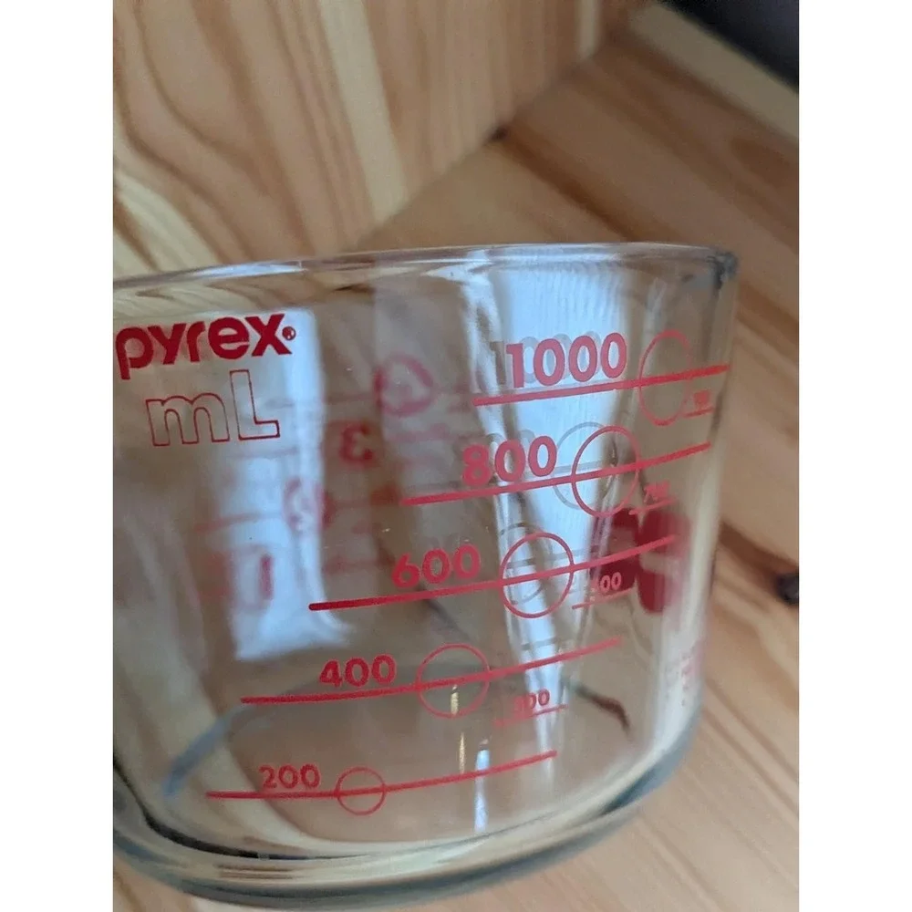Pyrex cup glass