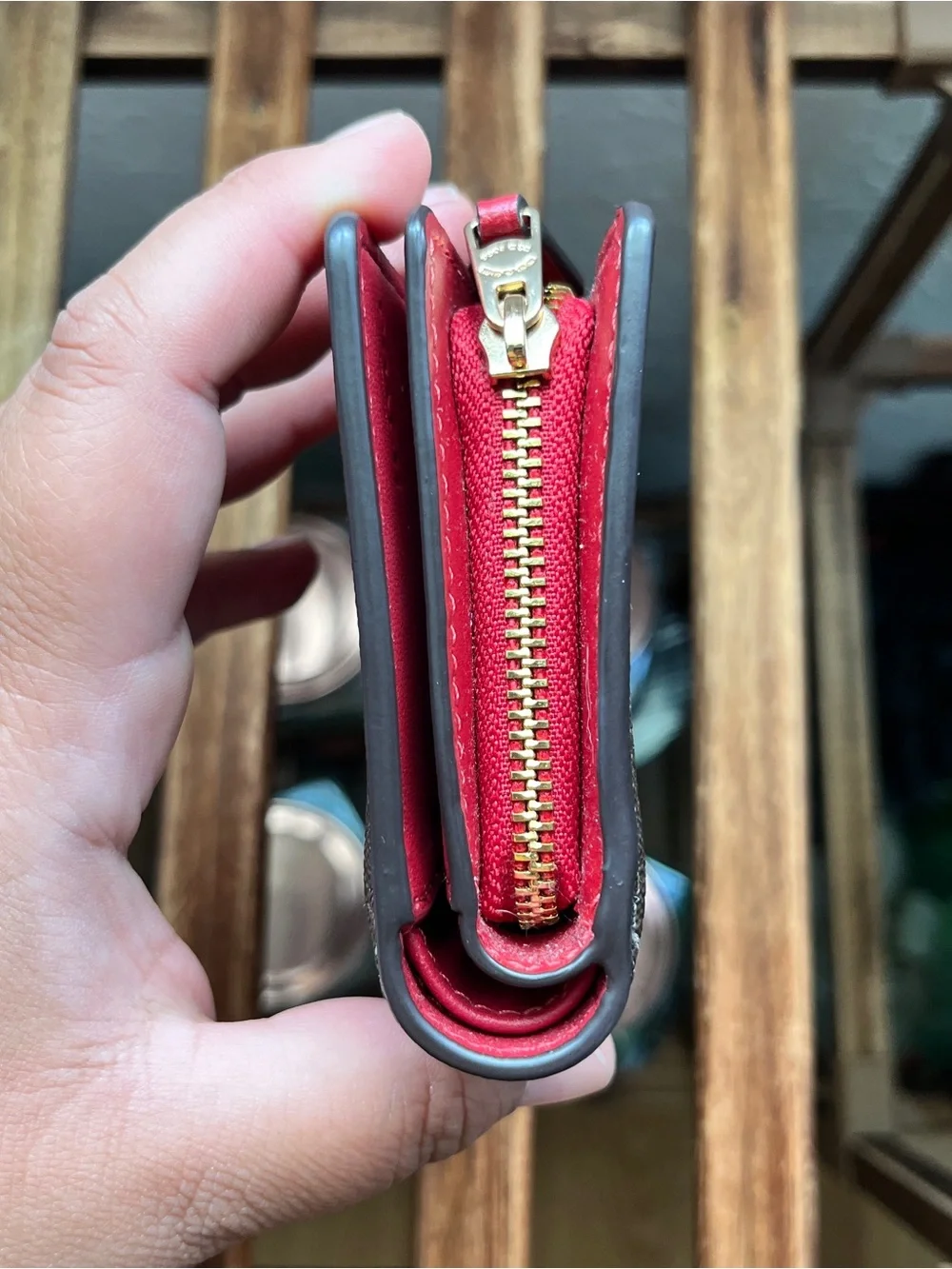Coach compact wallet