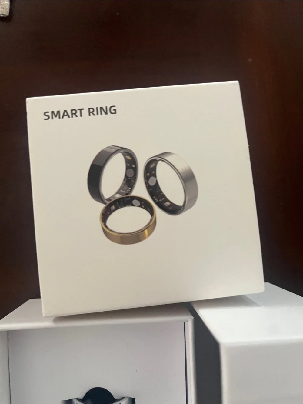 Smart ring polished silver