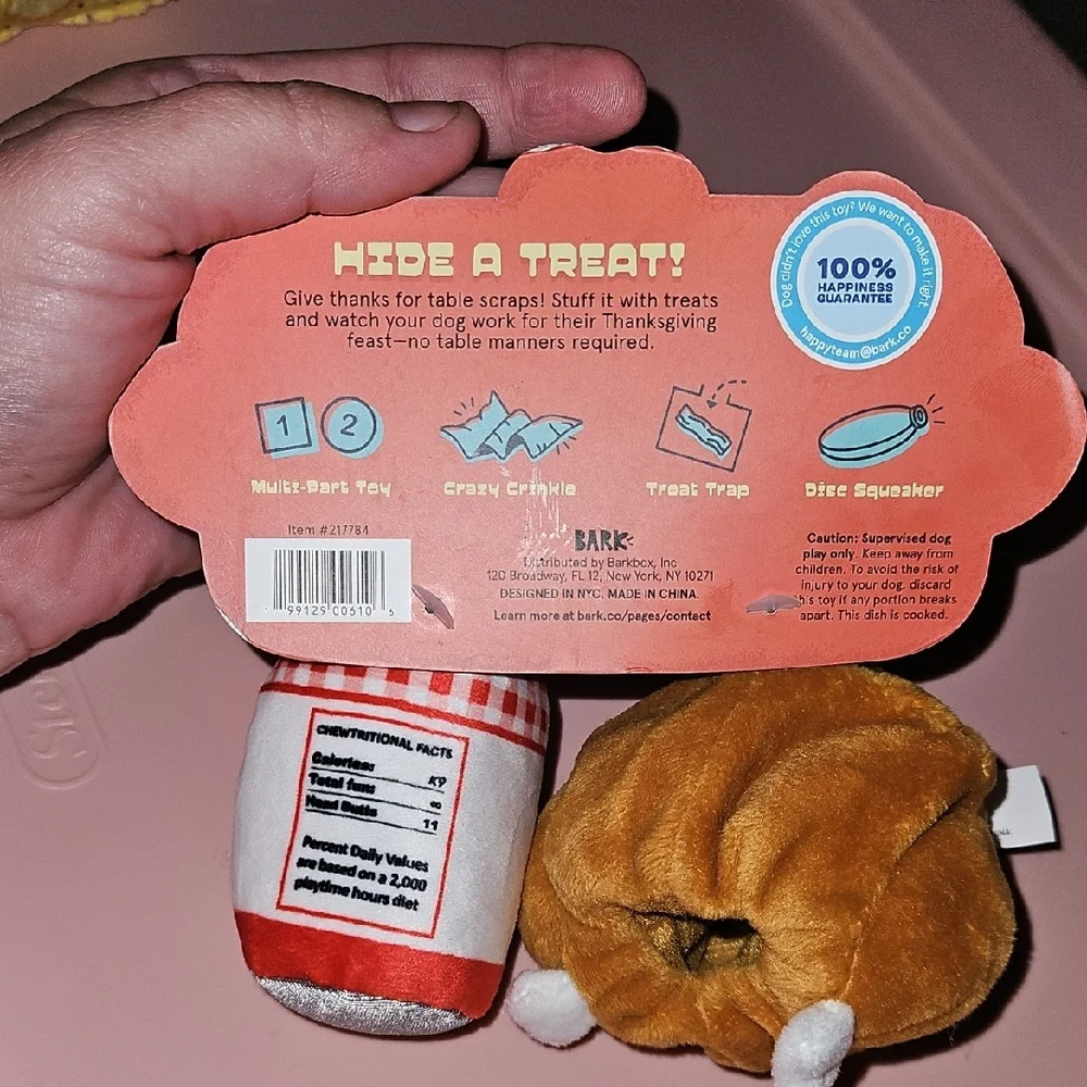 Bark plush toy
