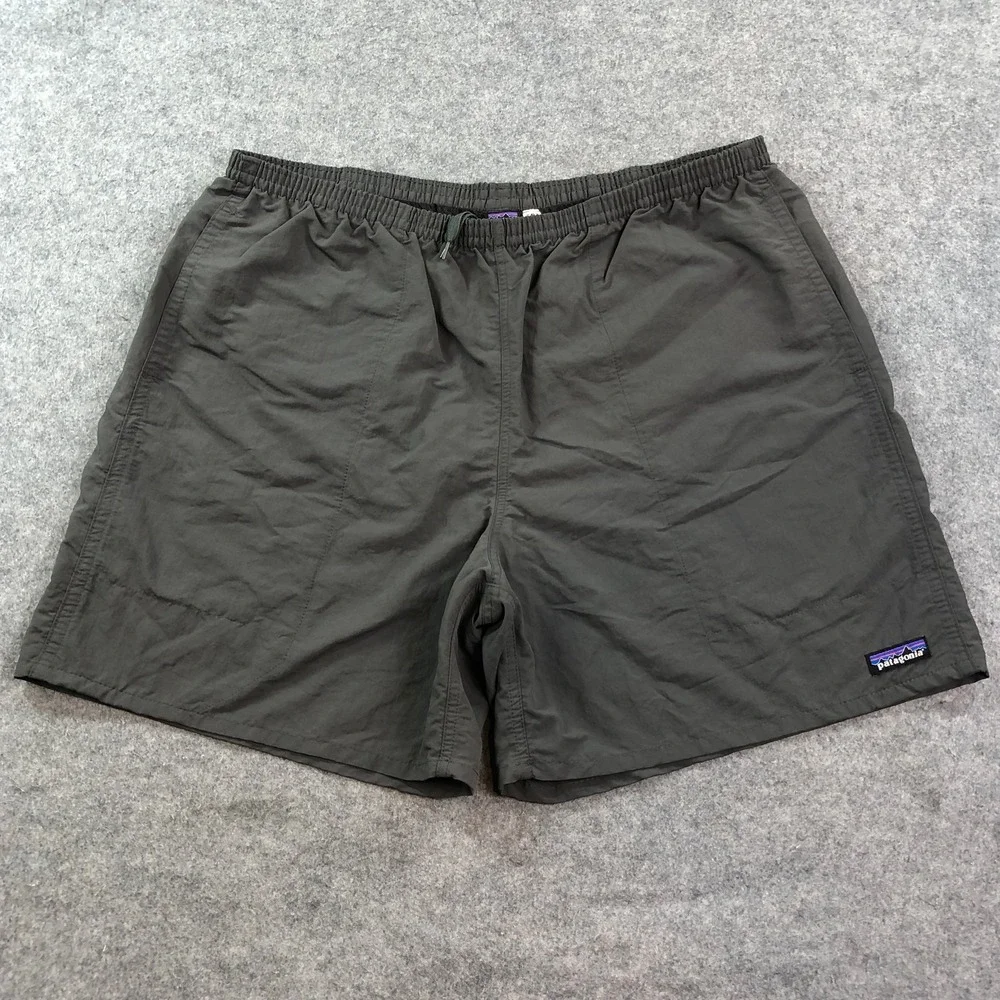 Patagonia Mens Baggies Shorts XXL Forge Grey NetPlus Nylon 7-Inch Inseam