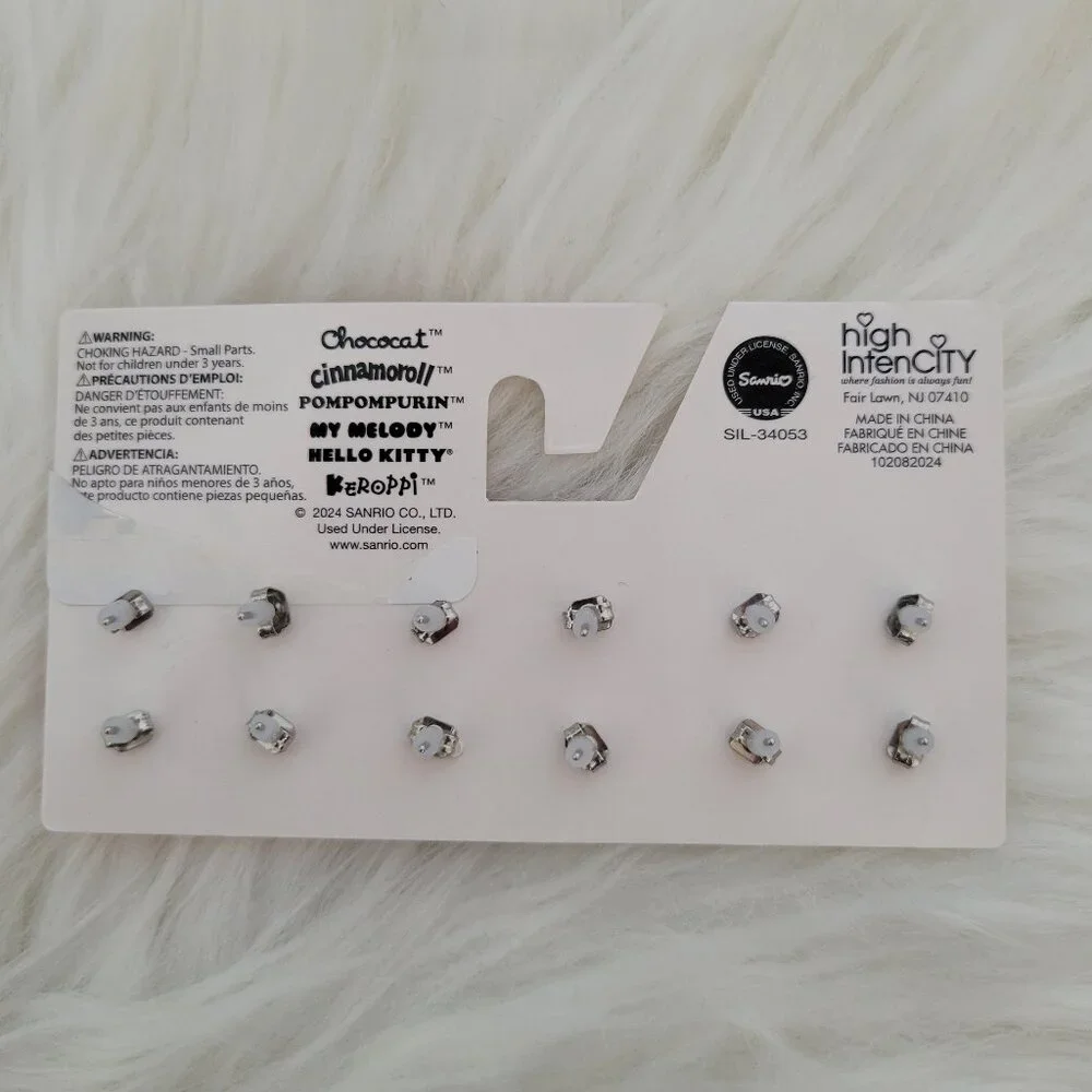 Hello Kitty & Friends 6-Pack Stud Earrings