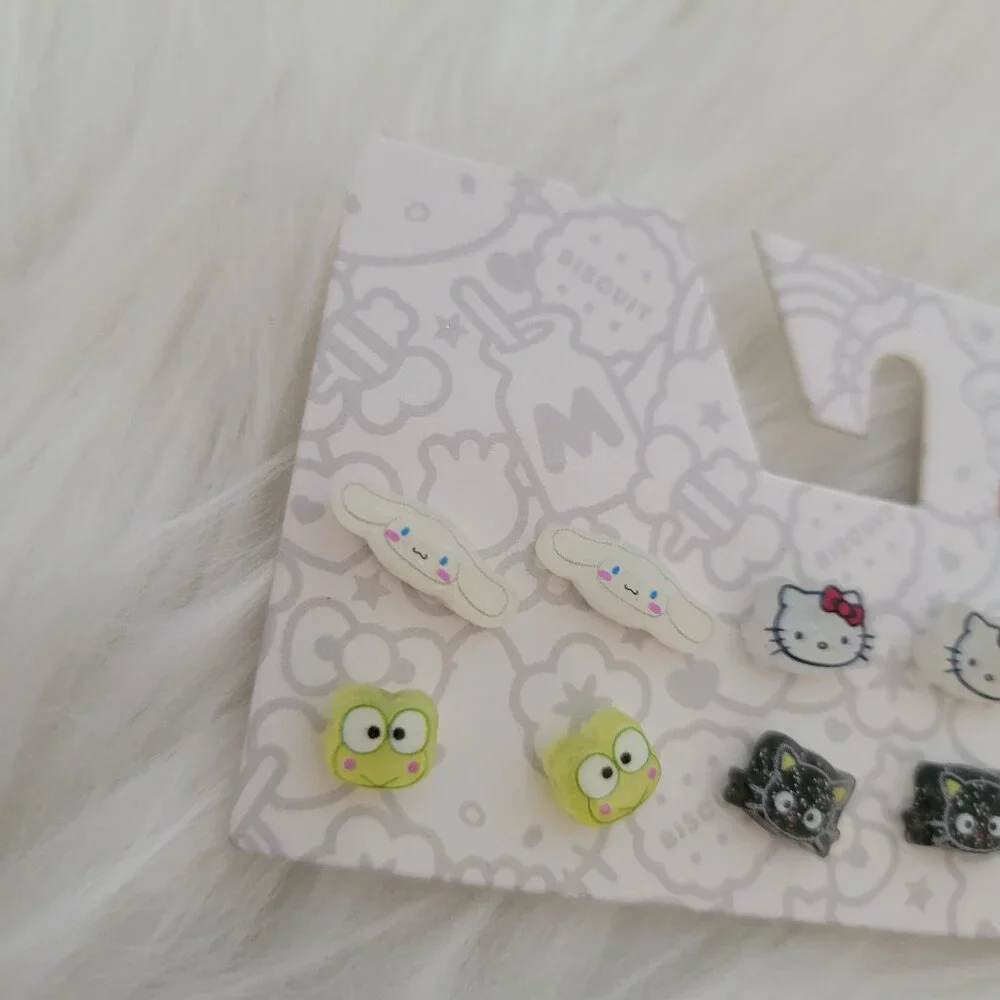Hello Kitty & Friends 6-Pack Stud Earrings