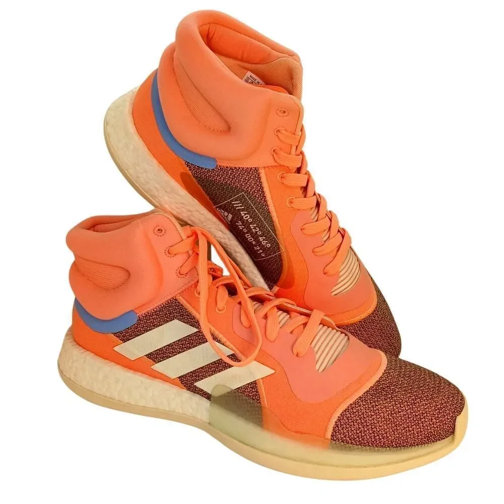 Adidas Marquee Boost Salmon & Gray Basketball Sneakers - SIZE 17!!