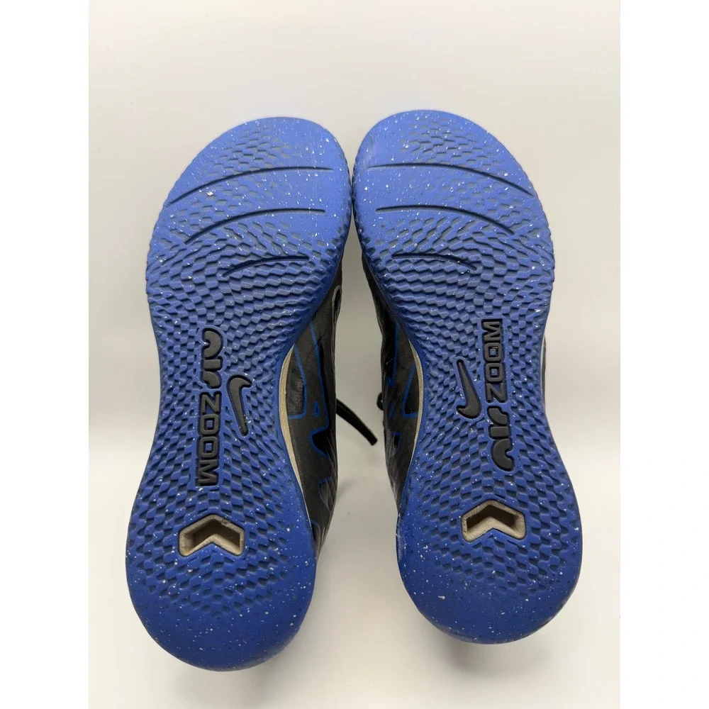 Nike Zoom Mercurial Indoor Soccer Shoes Mens 5 Black Blue DJ5633-040 Good