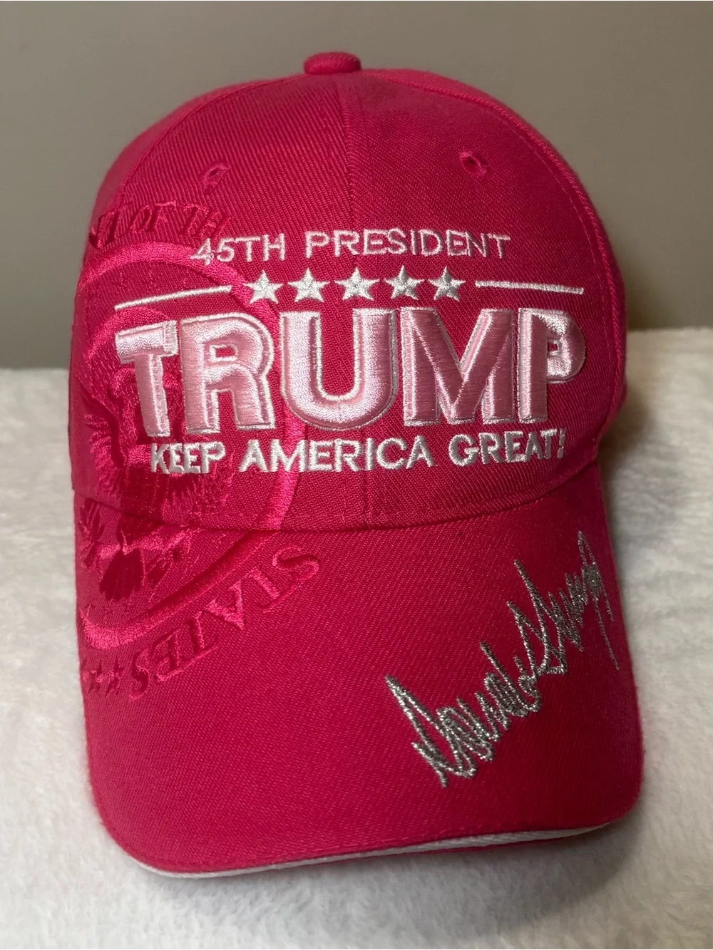 45th President TRUMP Keep‎ America Great Hot Pink Cap
