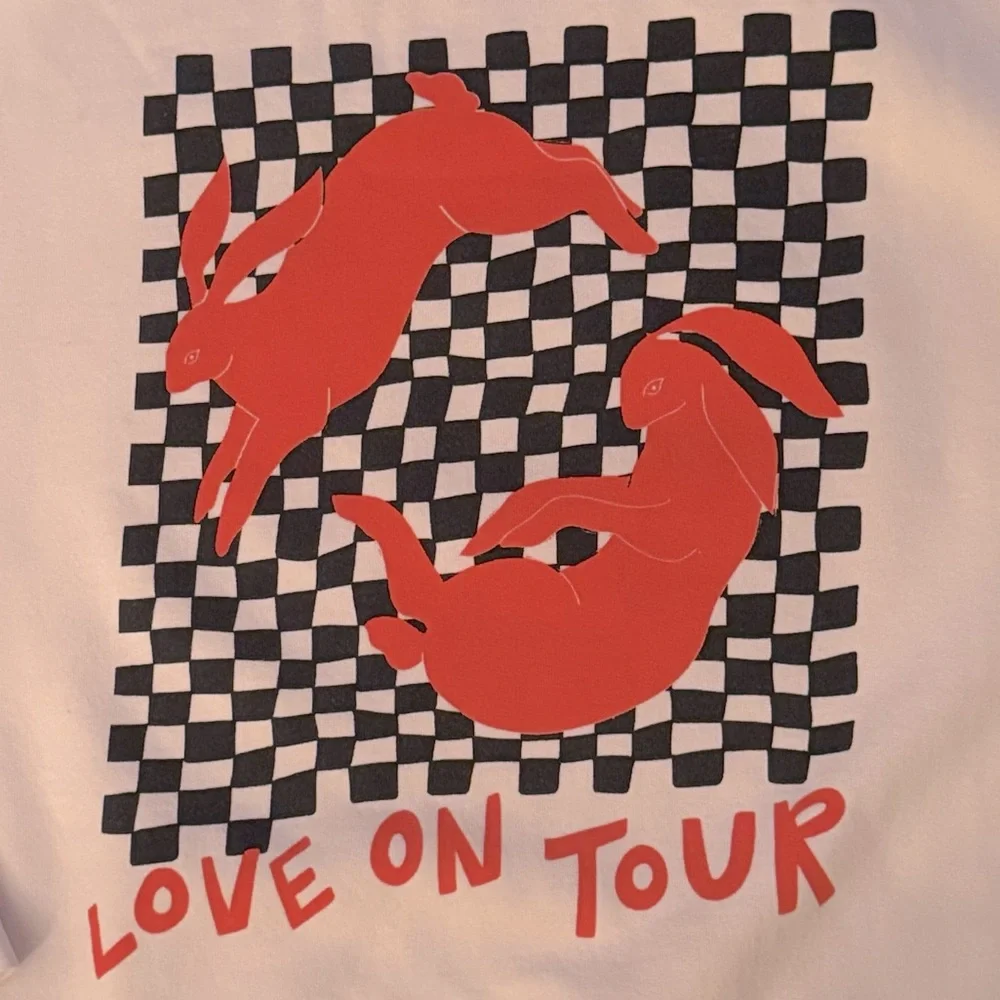 Love On‎ Tour Cream Sweater. Size large