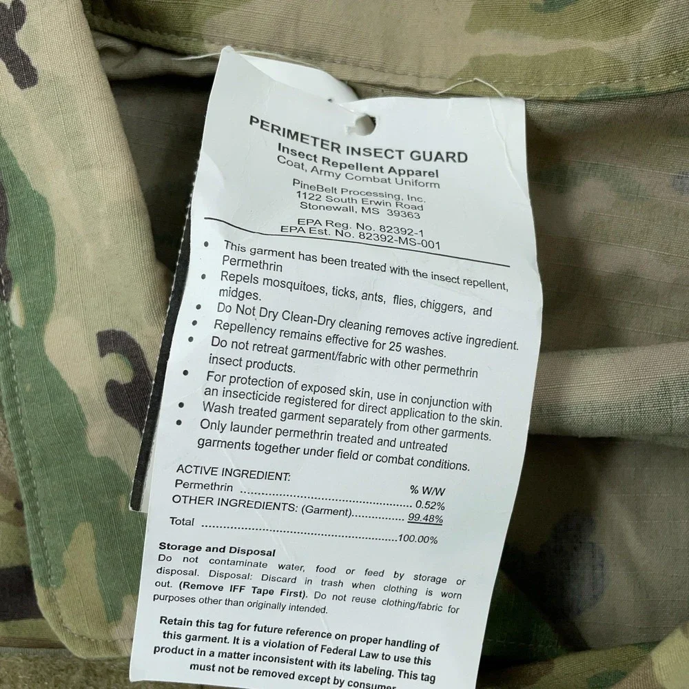 U.S. Army sizing vintage