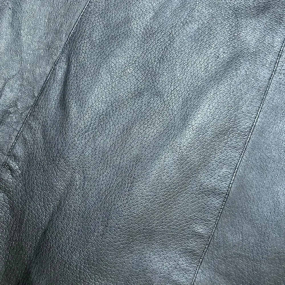 Vintage black leather