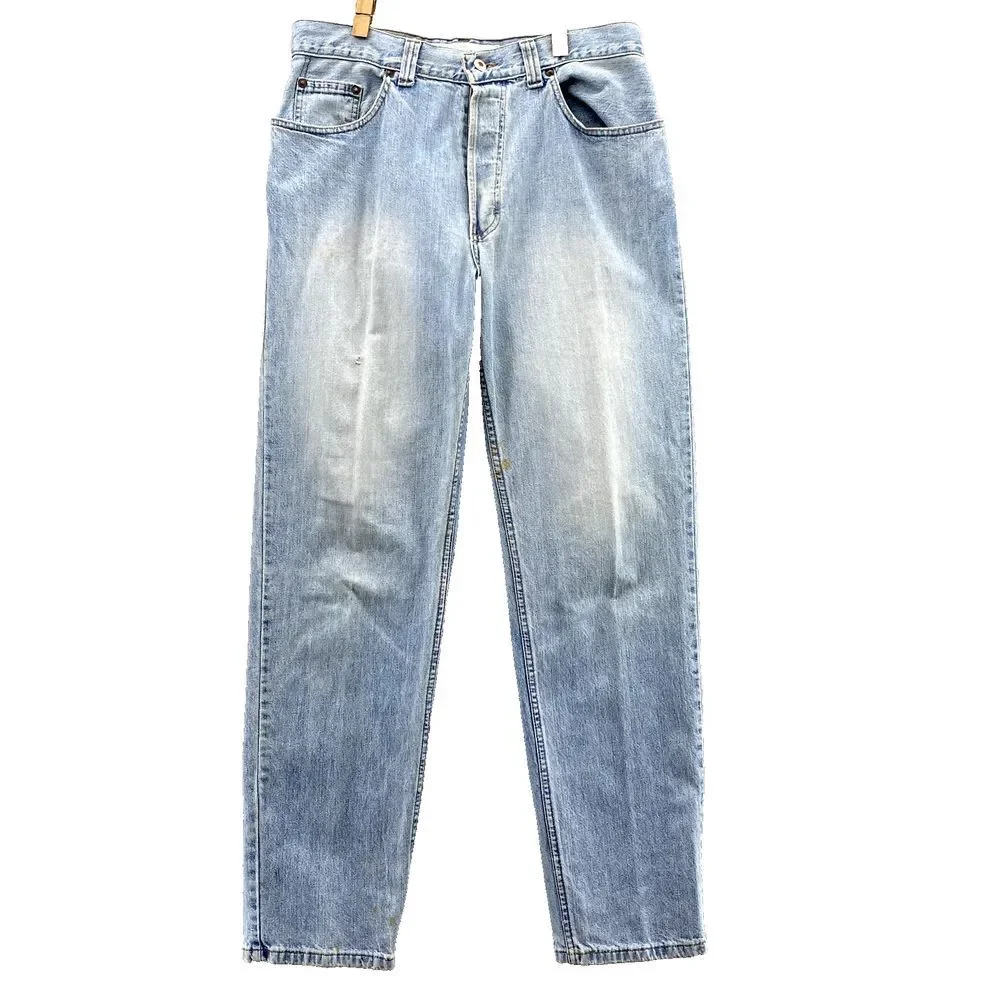 Vintage Banana Republic Jeans Men 32x32* Button Fly 90's Straight Y2k Streetwear