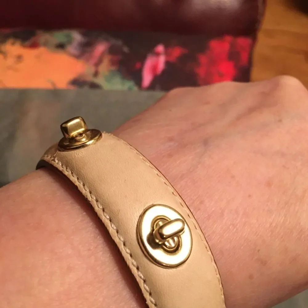 Coach turnkey leather