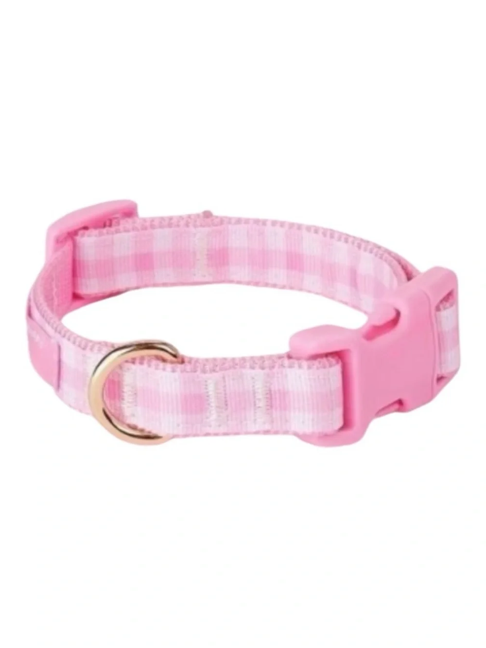 Stoney Clover Lane LIMITED EDITION Extra Large Pink Gingham Dog Collar