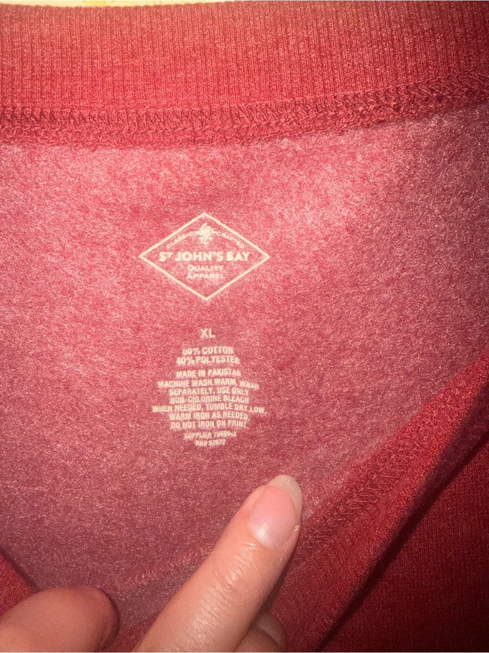 St. Johns Bay classic crewneck