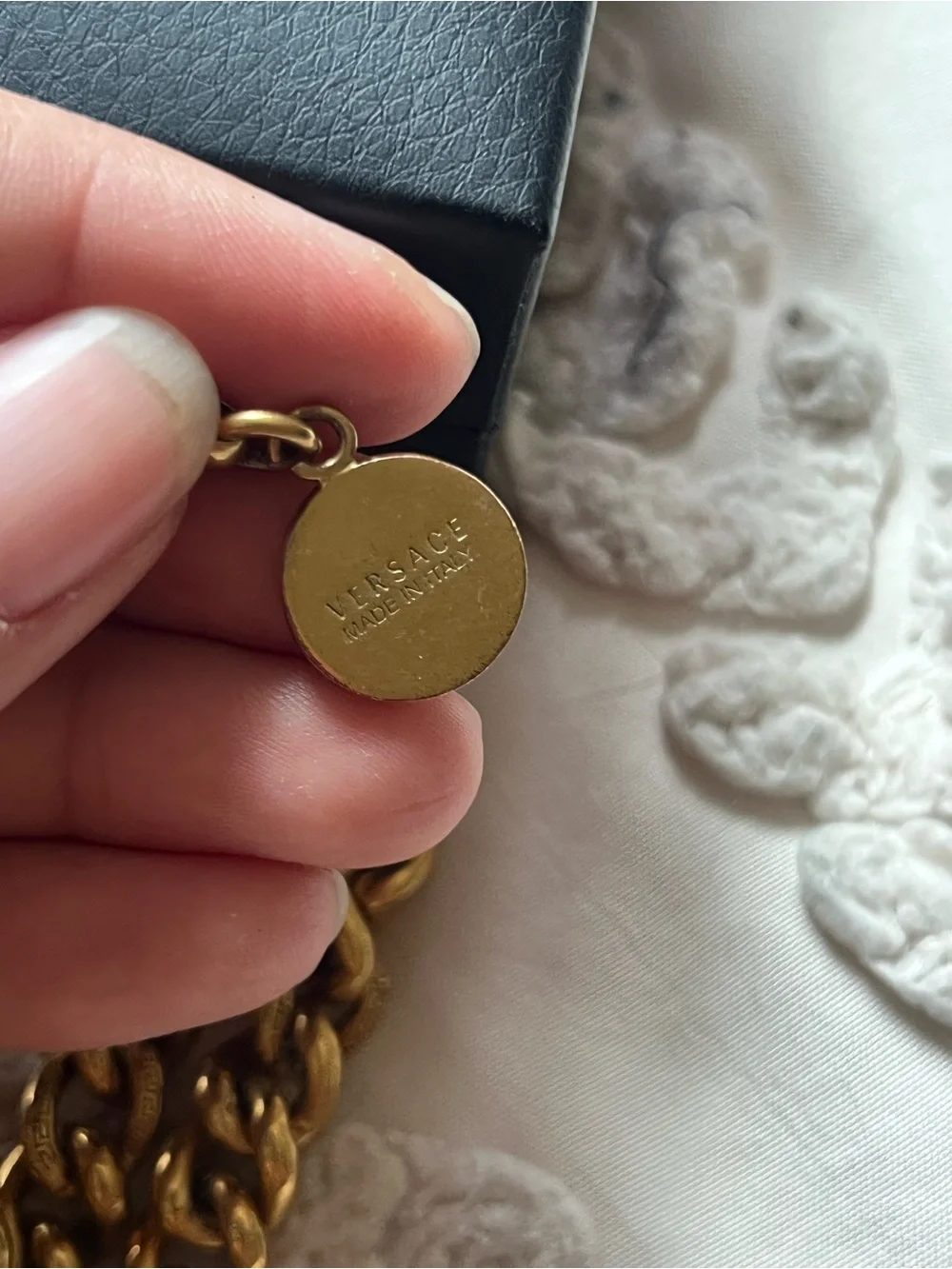 Versace statement pendant