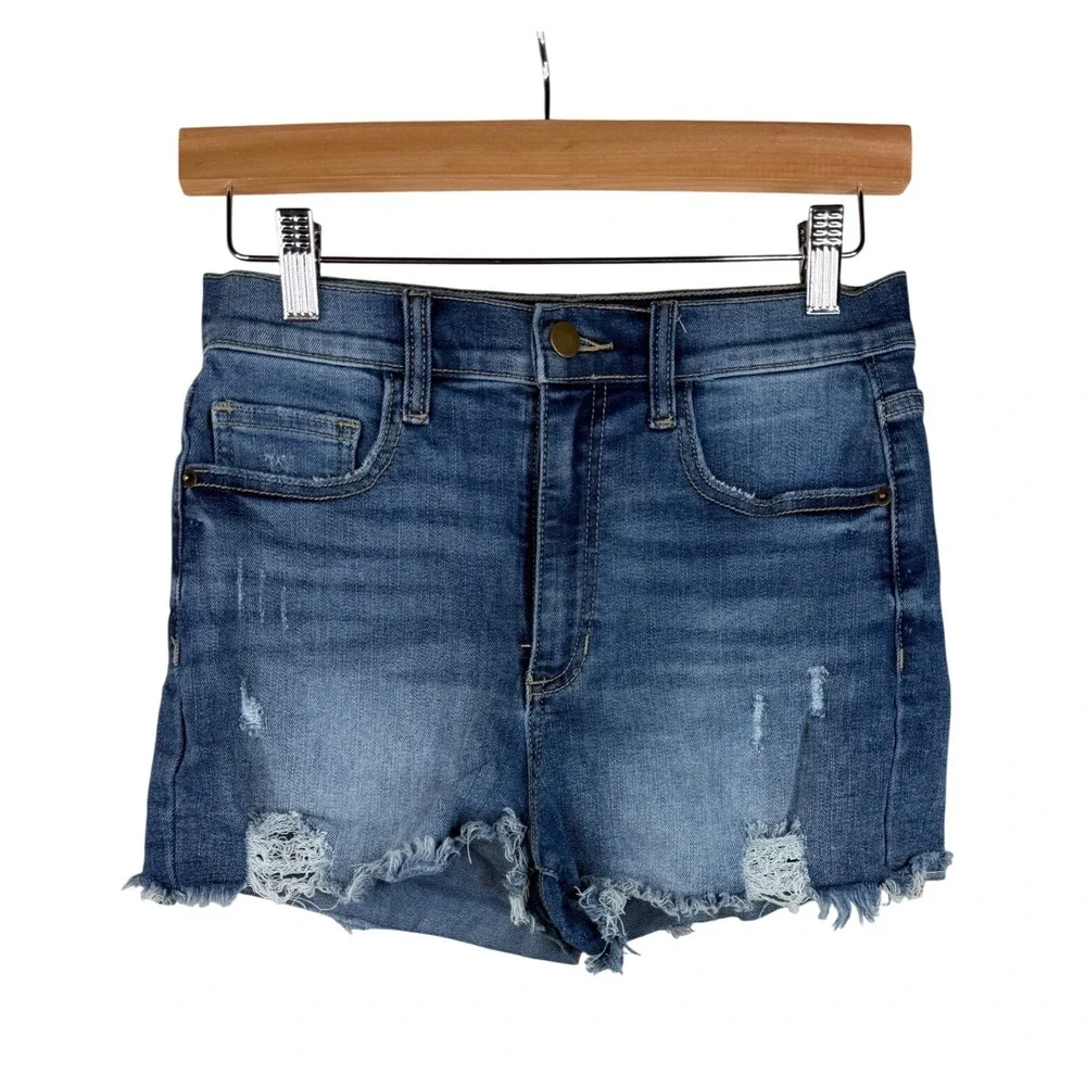Altar'd State High Rise Denim Shorts size 26‎ Blue