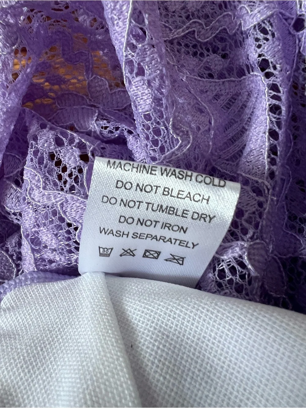Lavender Lace Tankini Swim Tank with Shorts