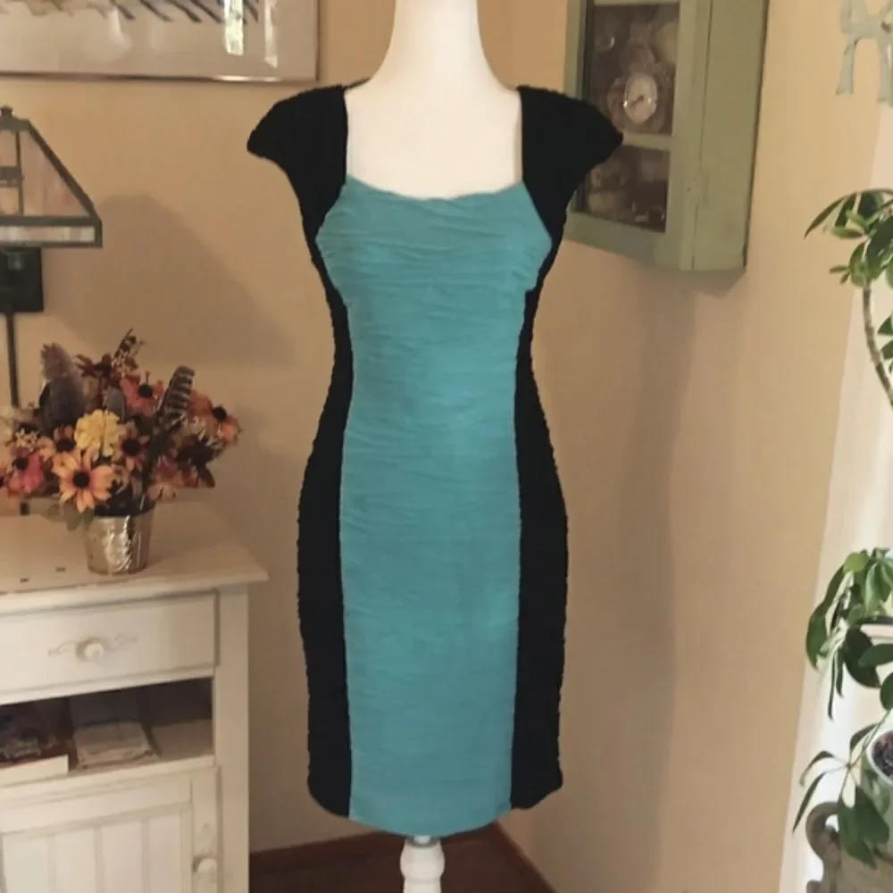 roz & ali Colorblock Dress