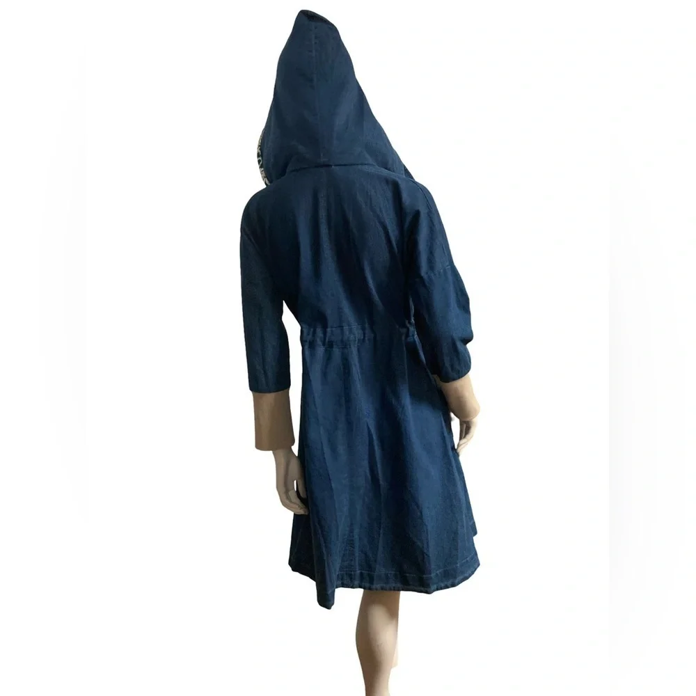Reborn denim hooded