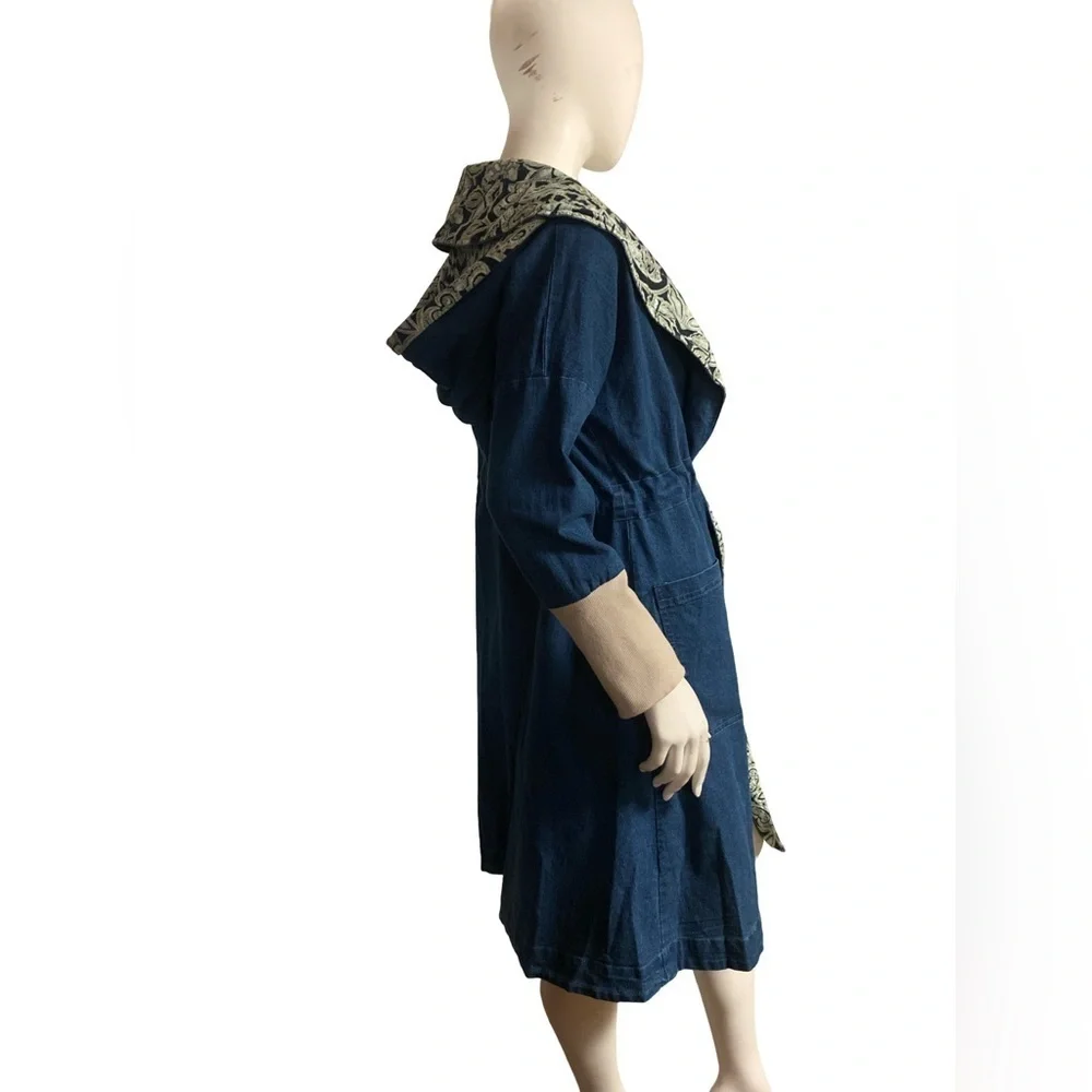 Reborn denim hooded