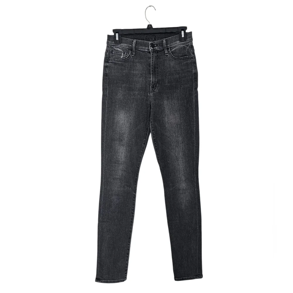 MOTHER The Swooner High Rise Skinny Ankle One Last Time Gray Jeans‎ 27 Preowned