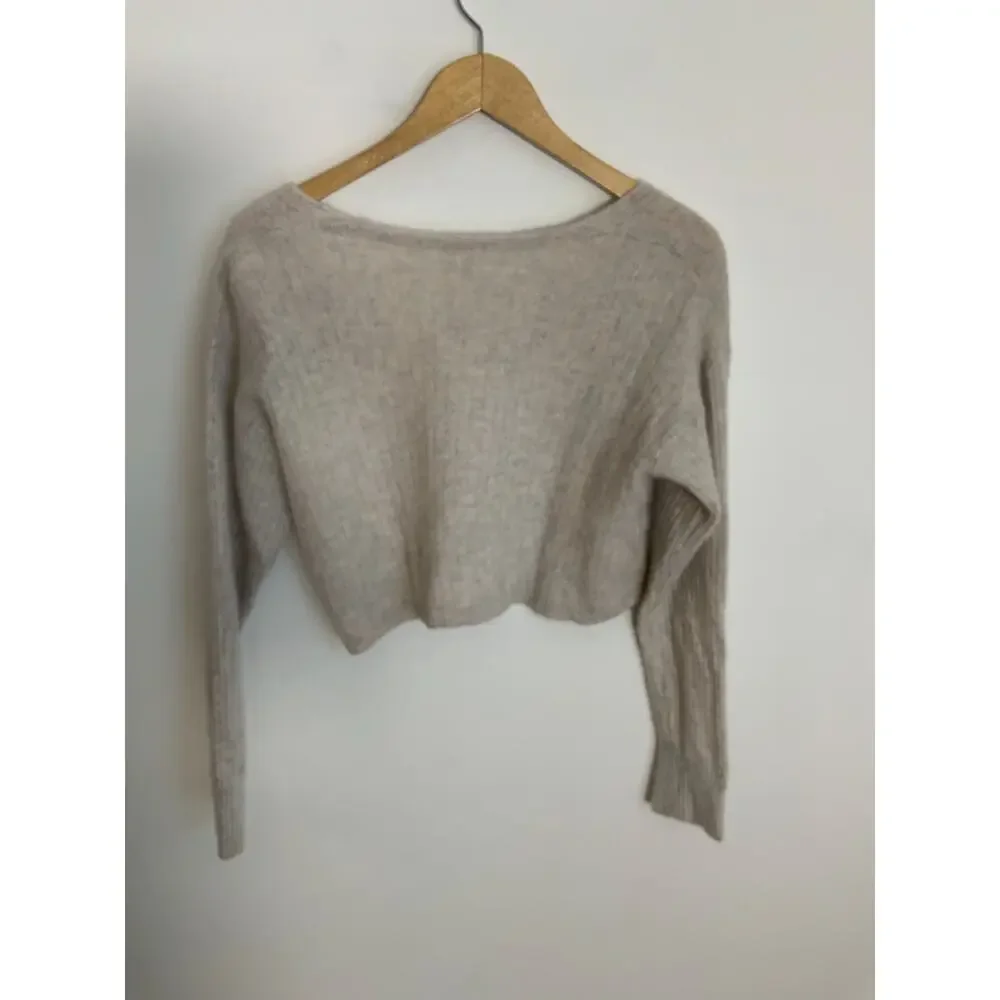 Free People Cashmere Elias Cropped Ribbed sweater‎ size small